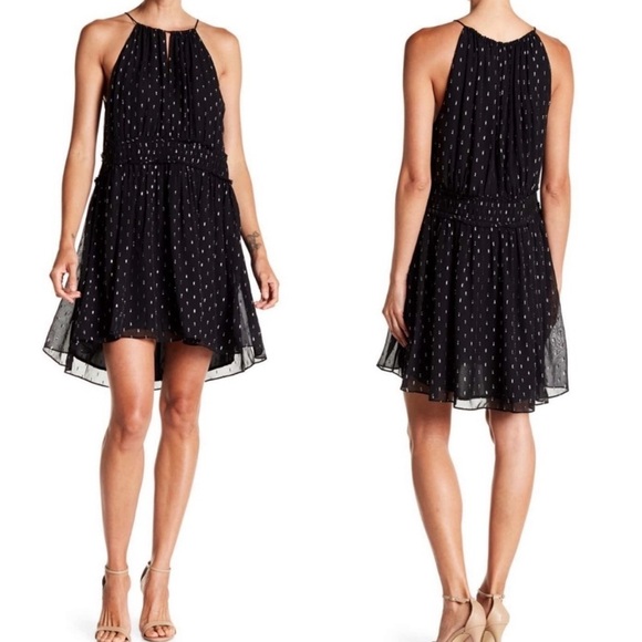 Joie NWOT Althia Metallic Silk Dress - Picture 9 of 10